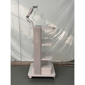 Chariot d'endoscopie Xinsheng 50x50x120cm en alliage d'aluminium, support mobile multi-niveaux pour scanner dentaire - Product Image 2