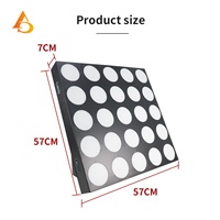 Luz LED de matriz 5x5 de fábrica AICPOSE, luz profesional para escenario, matriz LED DMX