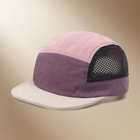 Gorra de 5 Paneles en Varios Colores, Personalizable con Logotipo, Transpirable, de Malla de Nailon, Estilo Urbano, para Verano, Senderismo y Protección Solar