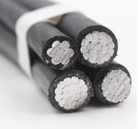 Verdrilltes ABC-Antennen bündel kabel aus PVC-isoliertem Aluminium für die Strom verteilung über Kopf (Triplex Service Drop)