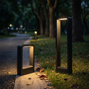 Lámpara de Jardín para Exteriores, Farola de Calle, Columna de Paisaje, IP65, Aluminio, LED Eléctrico, Impermeable, Moderna, Sencilla, para Parque - Product Image 2