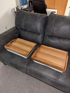 <span class=keywords><strong>Plateau</strong></span> <span class=keywords><strong>de</strong></span> service Youlike, <span class=keywords><strong>plateau</strong></span> <span class=keywords><strong>de</strong></span> <span class=keywords><strong>lit</strong></span> en bois d'acacia <span class=keywords><strong>avec</strong></span> <span class=keywords><strong>coussin</strong></span> détachable - Product Image 6