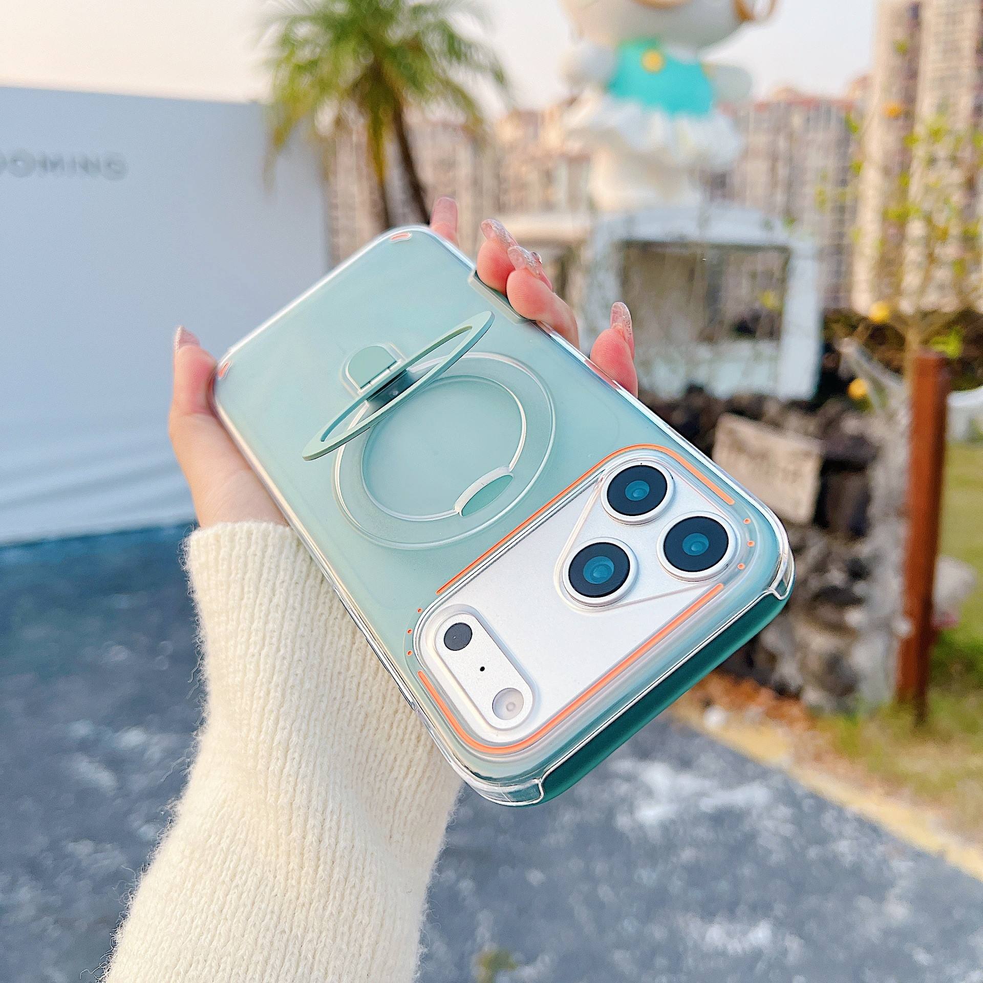 สีเขียว