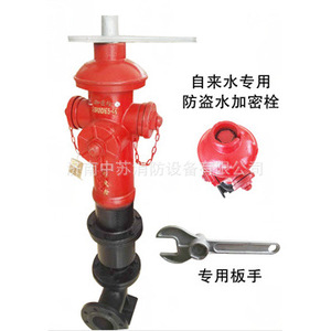 Hydrant anti-vol en fonte pour alimentation en eau, durable, à poser au sol - Product Image 1