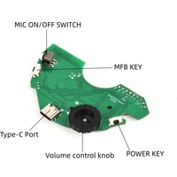 Casque de jeu sans fil à faible latence (<20 ms) avec puce Telink 2.4G + BT personnalisée, réduction de bruit et son DSP