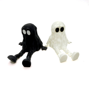 Juguete Fantasma de Halloween Impreso en 3D <span class=keywords><strong>BYL</strong></span>, Blanco y Negro, Personalizado, PLA, Función de Descompresión, para Niños de 5 a 13 Años, Regalo Infantil - Product Image 4