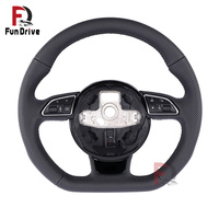 Volant en cuir modifié pour Audi S6 C7 C7.5 S7 A4 B8.5