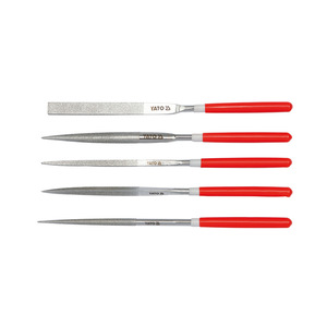 Yato Diamond <b>Files</b> 3 Piece Set Flat Round Steel For Jewelry Grinding DIY Engraving Tools - Product Image 3