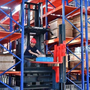 Rayonnage à couloir étroit <span class=keywords><strong>de</strong></span> haute qualité, durable, à haute utilisation, à 5 niveaux, robuste, pour l'entreposage en entrepôt d'exécution des commandes en e-commerce - Product Image 4