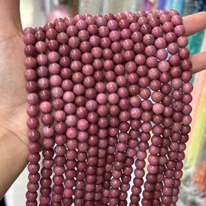 Natural Stone Round <strong>Beads</strong> <strong>Black</strong> Lace Rhodonite <strong>Beads</strong> Healing Energy Crystal Gemstone for Jewelry Making DIY Bracelet Necklace - Product Image 5