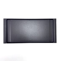 OEM ODM Barbecue rectangulaire mat en fonte Plaque de camping simple face