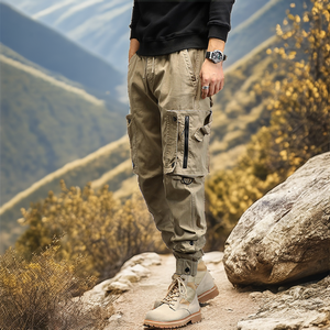 <span class=keywords><strong>Pantalon</strong></span> de travail décontracté pour <span class=keywords><strong>homme</strong></span>, taille mi-haute, style devant plat, jambe formelle, en <span class=keywords><strong>lin</strong></span> et autres tissus, tricoté, coupe <span class=keywords><strong>skinny</strong></span>, en coton, vêtements de travail - Product Image 2