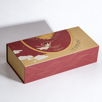 Boîte Rigide de Luxe pour Gâteaux de Lune en Gros, Emballage Personnalisé pour Desserts du Ramadan, Emballage Rigide Haut de Gamme pour Biscuits