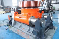 Rouleaux de poussée hydrauliques complets personnalisés en usine, rouleaux de blocage hydrauliques pour four rotatif, roue de retenue