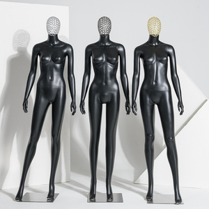 Maniquí femenino <span class=keywords><strong>de</strong></span> <span class=keywords><strong>alambre</strong></span> <span class=keywords><strong>de</strong></span> Metal <span class=keywords><strong>de</strong></span> cuerpo completo <span class=keywords><strong>de</strong></span> plástico negro mate al por mayor <span class=keywords><strong>para</strong></span> exhibición <span class=keywords><strong>de</strong></span> <span class=keywords><strong>ropa</strong></span> - Product Image 6