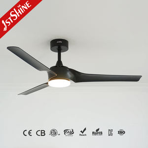 1stshine LED Ventilador de techo Hogar Sala de estar Viento ajustable Iluminación LED Ventilador de techo con aplicación inteligente - Product Image 2