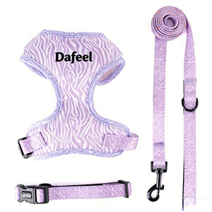 Conjunto de Collar, Correa y Arnés para Perro, Personalizable con Logotipo, Ajustable, Acolchado y Suave, para Paseos al Aire Libre - Product Image 4