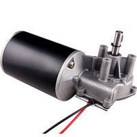 Moteur à vis sans fin à réduction DC 12V/24V D76R D76L, moteur à vis sans fin silencieux 12V et 24V DC