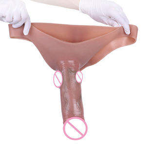 Gode souple culotte sangle réaliste creux gode pour hommes Gay adulte jeu jouets sexuels pour lesbienne <span class=keywords><strong>Cosplay</strong></span> pénis pantalon Masturbation - Product Image 1