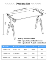 Table d'étude mobile en forme de u, Design d'usine, Table de jeu électrique, réglable en hauteur, bureau d'ordinateur