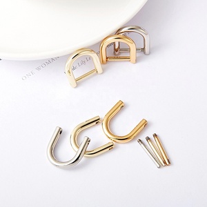 Bán Buôn Tùy Chỉnh Có Thể Tháo Rời Vít D Nút, D Vòng Còng Vàng Và Bạc Vòng Khóa Kim Loại Khóa Túi Phụ Kiện Túi - Product Image 5