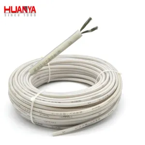 Cable de calefacción de potencia constante paralelo, cable blanco de 220V, 10W, 20W, 25W, 30W, 40 w/metros