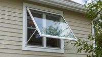 Fenêtre à auvent en aluminium de qualité supérieure avec verre Low-E, système de fenêtre écoénergétique pour projets résidentiels