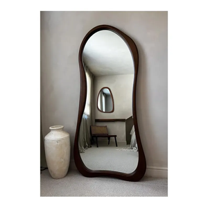 <span class=keywords><strong>Miroir</strong></span> de forme irrégulière <span class=keywords><strong>en</strong></span> <span class=keywords><strong>bois</strong></span> clair de grande taille extra large d'usine - Product Image 2