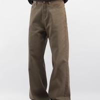 Jeans baggy à jambes larges ODM, denim délavé vintage, effet délavé, jeans baggy pour hommes