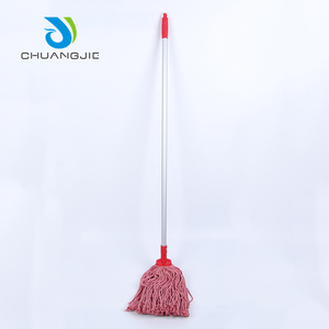 Bệnh Viện Khách Sạn Tiêu Chuẩn Sảnh Làm Sạch Sàn Bền Vững Bông Ướt Bụi Lau Với Tay Cầm Bằng Nhôm - Product Image 3