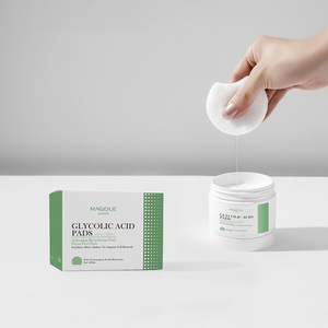 Exfoliante <span class=keywords><strong>Facial</strong></span> de Ácido Glicólico AHA de Marca Privada para la Opacidad, Poros, Cicatrices de Acné, <span class=keywords><strong>Peeling</strong></span>, Limpieza, Almohadillas de Ácido Glicólico - Product Image 3