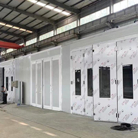 Cabine de peinture pour meubles à haute efficacité avec filtre en coton, chauffage électrique et brûleur diesel, collecteur de poussière pour la peinture du bois
