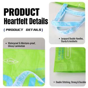 Großpackung PP-Gewebte Einkaufstasche, Glänzende Strahlende Laminierte Oberfläche, Stilvolle Kunsttasche für Kreative <span class=keywords><strong>PR</strong></span>-Marketing-<span class=keywords><strong>Agenturen</strong></span> - Product Image 4