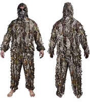 Combinaison de camouflage 3D effet bionique unisexe pour adultes, idéale pour le tir, la chasse, l'entraînement sur le terrain et les jeux de rôle (CS) – Imperméable