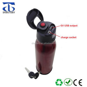 병 ebike 배터리 36v 5.2ah 5.8ah 6.4ah 7ah 휴대용 배터리 접는 전기 자전거 배터리 + 2A 충전기 - Product Image 2