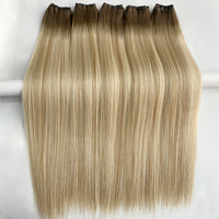 Extensions de cheveux Genius Weft en gros d'usine, cheveux vierges Remy 100% humains, extensions de cheveux à cuticules intactes, prêtes à être expédiées