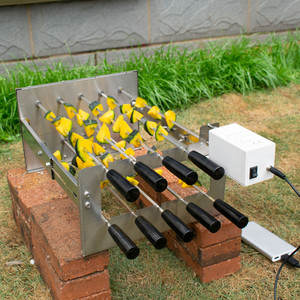 <strong>Small</strong>-Scale Smokeless <strong>Barbeque</strong> Skewer Rotator Charcoal Chicken Grill Machine - Product Image 2