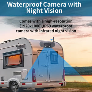 Moniteur <span class=keywords><strong>de</strong></span> voiture <span class=keywords><strong>sans</strong></span> <span class=keywords><strong>fil</strong></span> 12V-24V 5 pouces, <span class=keywords><strong>caméra</strong></span> <span class=keywords><strong>de</strong></span> <span class=keywords><strong>recul</strong></span> étanche pour camions, bus, camping-cars, remorques, excavateurs, WiFi 2.4G - Product Image 4