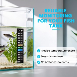 Pegar en la tira del termómetro Pantalla de temperatura digital para fermentar vino, cerveza Kombucha o acuarios Pegatina adhesiva - Product Image 5