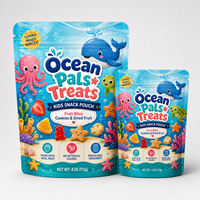 Prix d'usine – Emballage Doypack personnalisé imprimé en couleur, refermable, de qualité alimentaire, avec fermeture éclair, pour fruits, bonbons, biscuits, sachet stand-up pour enfants
