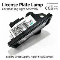 Lampe de plaque d'immatriculation arrière LED OEM Canbus 7066000300 pour voiture SUV Geely Atlas Boyue, vente en gros d'usine