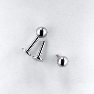 Accesorios de Joyería para Piercing de Bola con Rosca Externa de Acero Inoxidable para Cejas, Labios y Ombligo, Joyería Corporal DIY - Product Image 3