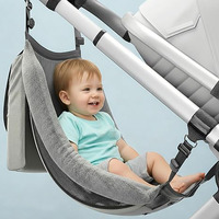 Siège double tandem pour poussette, hamac pour bébé et tout-petit, en polyester, capacité de charge 12 kg, pliable, pour 6 mois à 3 ans