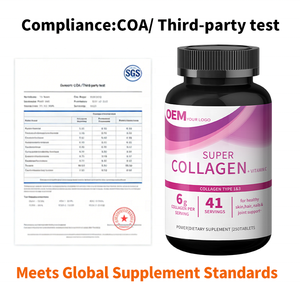 Comprimés de collagène, vitamine C et biotine en gros – Faible MOQ – Fabricant de compléments sous marque privée – Lancement rapide – Personnalisation flexible - Product Image 5