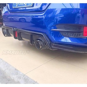 3 Piezas de Difusor de Parachoques Trasero para Honda Civic 10ª Generación 2016-2020, Protector de Parachoques, Accesorio de Modificación - Product Image 3