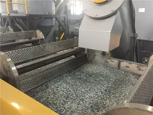 Grande capacidade 2000kg/hr plástico garrafa do animal de estimação reciclando linha da máquina de lavar