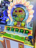Machine de jeu d'arcade commerciale Whack A Mole à monnayeur, jeu de rédemption au marteau pour centre de divertissement familial (FEC)