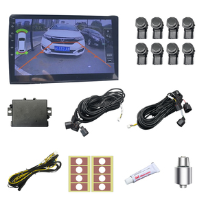 Universal 9.0inch Android Parking Sensor <b>System</b> with 8 Sensors and Touch Screen Display for Car Reversing Aid - Product Image 3