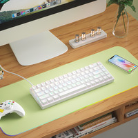Clavier Gaming Mécanique BOW Mini 68 Touches Filaire Hotswap Anti-Ghosting Complet Commutateur Rouge Marron, Meilleure Vente, pour Joueur PC