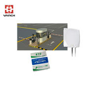 Lecteur RFID Vanch UHF Wiegand avec antenne intégrée, scanner RFID, lecteur intégré pour contrôle d'accès RFID à distance pour parking